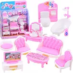 Nábytek do domečku pro panenky 15 ks…