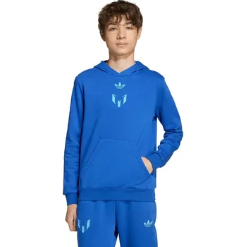 Chlapecká mikina Dětská mikina adidas Performance MESSI JY9542 modrá 57X, vel. 116