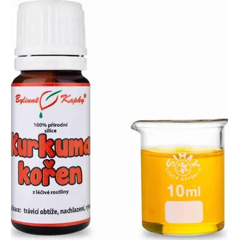 Bylinné kapky s.r.o. Kurkuma kořen 100 % přírodní silice - esenciální (éterický) olej 10 ml | Bylinné kapky