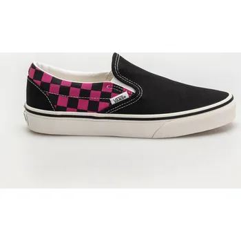 Pánská obuv Vans Classic Slip On (pop check raspberry rose) 36.5, černá