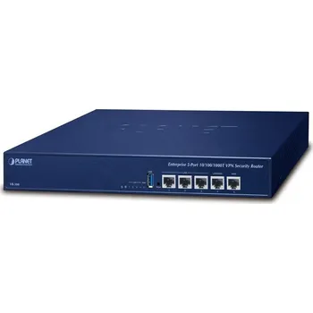 Počítač Planet VR-300 Enterprise router/firewall VPN/VLAN/QoS/HA/AP kontroler, 2x WAN(SD-WAN), 3x LAN