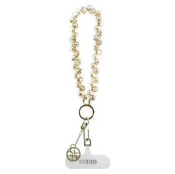 Guess Univerzální Popruh na Ruku Crystals 4G Charm Gold