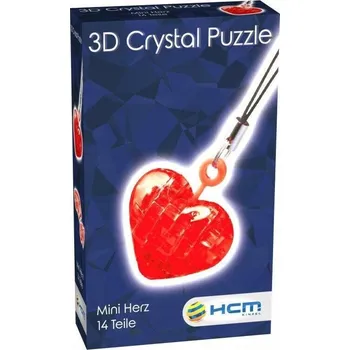 3D puzzle HCM Kinzel Crystal Srdce 14 dílků