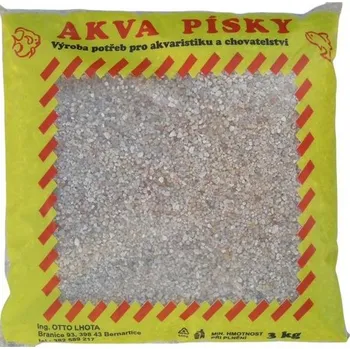 Podestýlka pro terarijní zvíře Lhota Zbyněk Písek akvarijní Akva č.5 - béžový jemný 3 kg