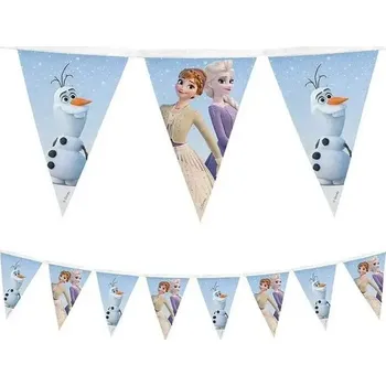 Party dekorace Procos Girlanda vlaječková Frozen II 180 cm