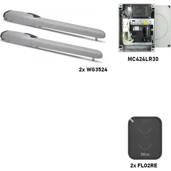 Pohon brány Sada pohonu NICE Wingo 3524 pro dvoukřídlou bránu - jedno křídlo 3,5m/500kg (X)