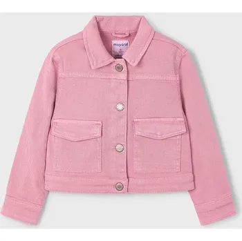 Dívčí bunda Dětská bavlněná bunda Mayoral 3407.6G.Mini.PPYA růžová 38X, vel. 122