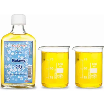 Doplněk stravy Bylinné kapky s.r.o. Makový olej (olej z máku) 200 ml - přírodní za studena lisovaný
