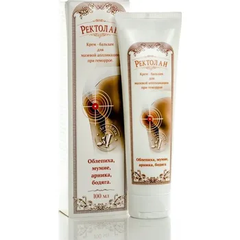 Bylinná léčivá mast  Remedium Natura Rektolan krémový balzám proti hemeroidům 100 ml