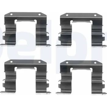 Brzdový systém Sada příslušenství, obložení kotoučové brzdy DELPHI LX0238