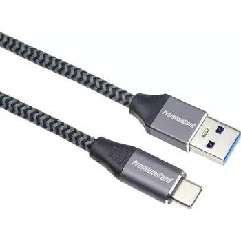 Příslušenství pro GPS PremiumCord kabel USB-C - USB 3.0 A (USB 3.1 generation 1, 3A, 5Gbit/s) 1m oplet