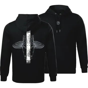 Rybářské oblečení Giants Fishing Mikina Pánská Šupináč Hlava Černá Velikost: L