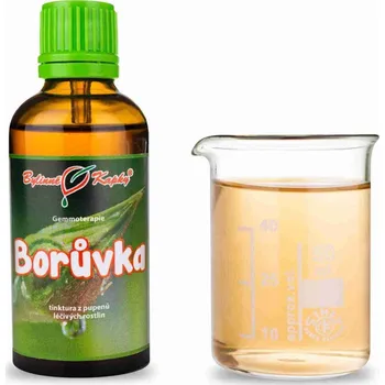 Doplněk stravy Bylinné kapky s.r.o. Borůvka - tinktura z pupenů (gemmoterapie) 50 ml | Bylinné kapky