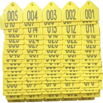 Značení hospodářského zvířete Známky ušní Merko M9, pro prasnice, oboustranně popsané pro prasnice, díl s hrotem, popsané