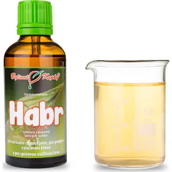 Doplněk stravy Bylinné kapky s.r.o. Habr - tinktura z pupenů (gemmoterapie) 50 ml | Bylinné kapky