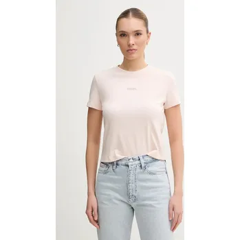 Pánské tričko Bavlněné tričko Calvin Klein Jeans J20J225524 růžová 03X, vel. XL