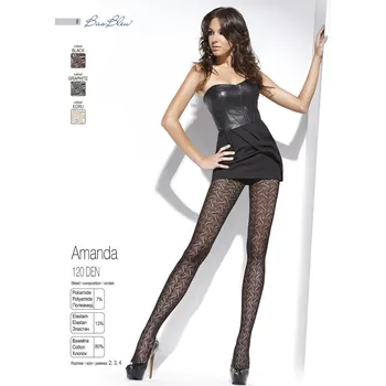 Dámské punčochy Bas Bleu Amanda 120 den Punčochové kalhoty black-černé 2-S