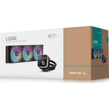 Vodní chlazení DeepCool LQ360 Procesor Sada pro kapalinové chlazení 12 cm Černá 1 kusů
