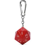 3D klíčenka Stranger Things D20 červená