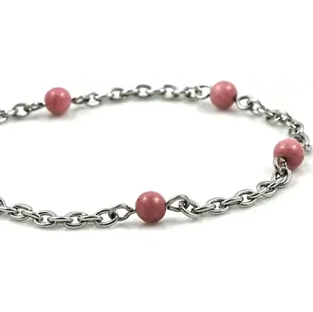 Náramek Náramek Řetízkový s rodonitem