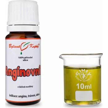Bylinné kapky s.r.o. Angínovník 100 % přírodní silice - esenciální (éterický) olej 10 ml | Bylinné kapky