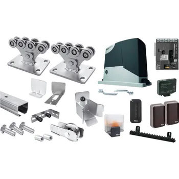 Pohon brány CAIS Sada pro výrobu samonosných posuvných bran do 4,5 m s pohonem NICE, Zn