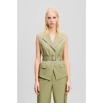 Dámská vesta Vesta Karl Lagerfeld A2W14010 zelená 91X, vel. 34