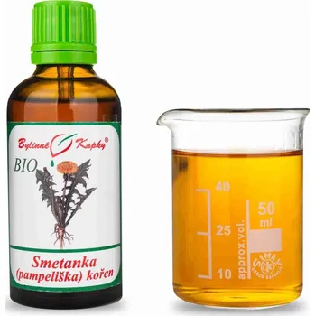 Doplněk stravy Bylinné kapky s.r.o. Smetanka (pampeliška) kořen BIO - bylinné kapky (tinktura) 50 ml