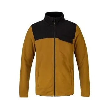 Pánská mikina Hannah BERT dull gold/anthracite S; Hnědá mikina + DÁREK DLE VÝBĚRU!