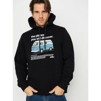 Dámská móda Palto Busik (black) XL, černá