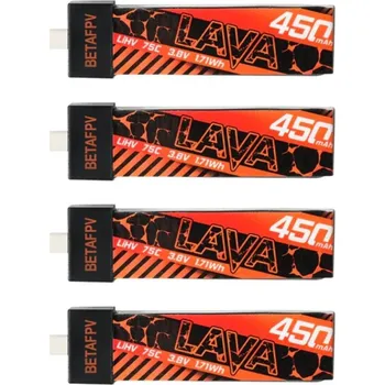 Dron LAVA Battery 1S 450mAh (BETAFPV) - 75C 4ks