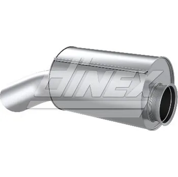 Zadní díl výfuku Zadní tlumič výfuku DINEX 8AC025