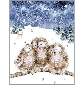 Kalendář Wrendale Designs od Hannah Dale - Adventní kalendář Tři mudrci 210 mm x 297 mm