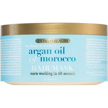 Vlasová regenerace OGX Argan Oil Of Morocco Extra Strenght intenzivní obnovující maska pro poškozené vlasy 300 ml