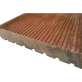 Prkno BANGKIRAI 25x145, délka 3370mm YELLOW BALAU (Tropické dřevo)