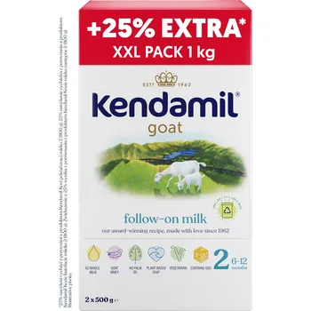 Kojenecká výživa Kendamil Kozí pokračovací mléko 2 (2x500g)