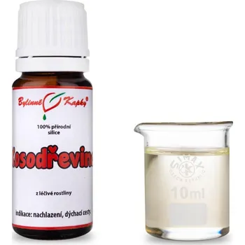 Doplněk stravy Bylinné kapky s.r.o. Kosodřevina 100 % přírodní silice - esenciální (éterický) olej 10 ml | Bylinné kapky