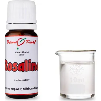 Bylinné kapky s.r.o. Rosalina 100 % přírodní silice - esenciální (éterický) olej 10 ml | Bylinné kapky