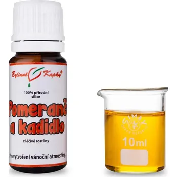 Aroma difuzér Bylinné kapky s.r.o. Pomeranč a kadidlo 100 % přírodní silice - esenciální (éterický) olej 10 ml