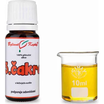 Bylinné kapky s.r.o. 3.čakra, 100 % přírodní silice - esenciální (éterický) olej 10 ml | Bylinné kapky