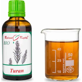 Doplněk stravy Bylinné kapky s.r.o. Turanka (turan) BIO - Pavlovy bylinné kapky (tinktura) 50 ml