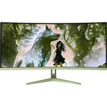 AROZZI NOVA herní monitor 34" 34T2K165 Forest Green/ LED/ 3440x1440/ 165Hz/ VA/ 4000:1/ 1ms/ 2xHDMI/ 2xDP/ mech. zelený