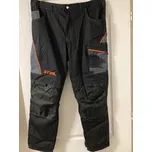 STIHL Pracovní černé kalhoty do pasu bez ochrany proti prořezu S