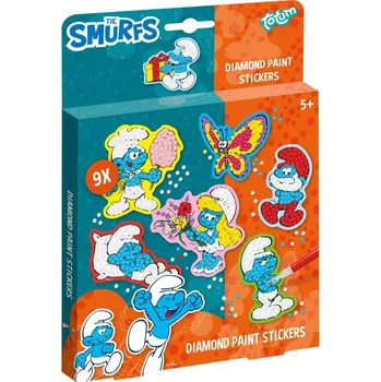 Diamantové malování TOTUM Šmoulové diamantové malování Samolepky