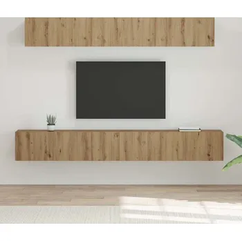 Obývací stěna vidaXL Sestava TV skříněk 5 pcs Artisanový dub kompozitní dřevo [3393386]