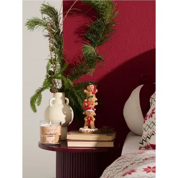 Vánoce Sinsay - Vánoční dekorace s motivem perníkového panáčka - hnědá - 846GF-82X - 846GF-82X-ONE