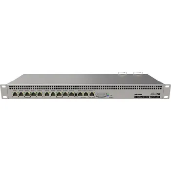 MikroTik RouterBOARD RB1100AHx4 Dude 64 GB SSD, 4x 1,4 GHz, 13x GbE, Dual PSU, vč. L6