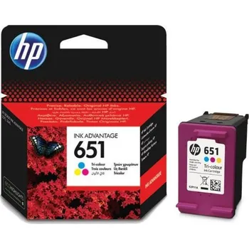 HP inkoustová kazeta 651 Tri-color C2P11AE originál