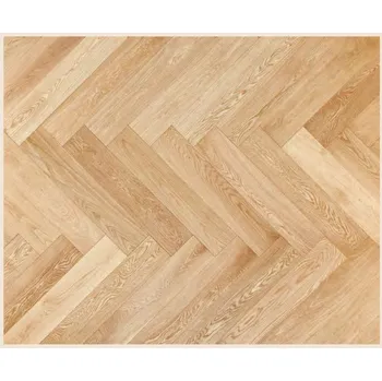 dřevěná podlaha Dřevěná podlaha BECCO HERRINGBONE Dub Přírodní třívrstvá dřevěná podlaha v rozměru 700 x 140 x 14/3 mm