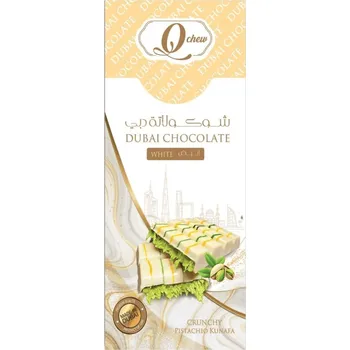 Čokoláda QChew Dubajská čokoláda bílá 160 g